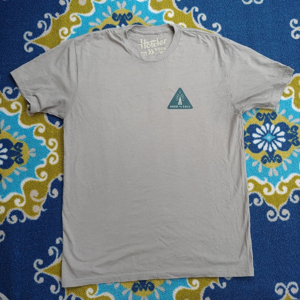 Howler Bros T-Shirt Heed the Call Logo Gray